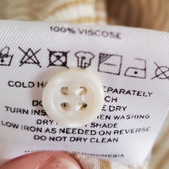 Faithfull the Brand Cream and Tan Striped Midi Dress - Picture 13 of 13